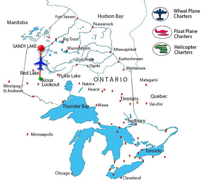 Webequie Helicopter Charter Flights